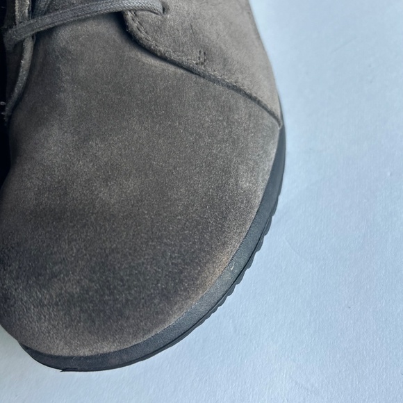 Men’s Sorel Brown Grey Suede Genuine Leather Lace Up Ankle Boots size 10.5 - Picture 7 of 14